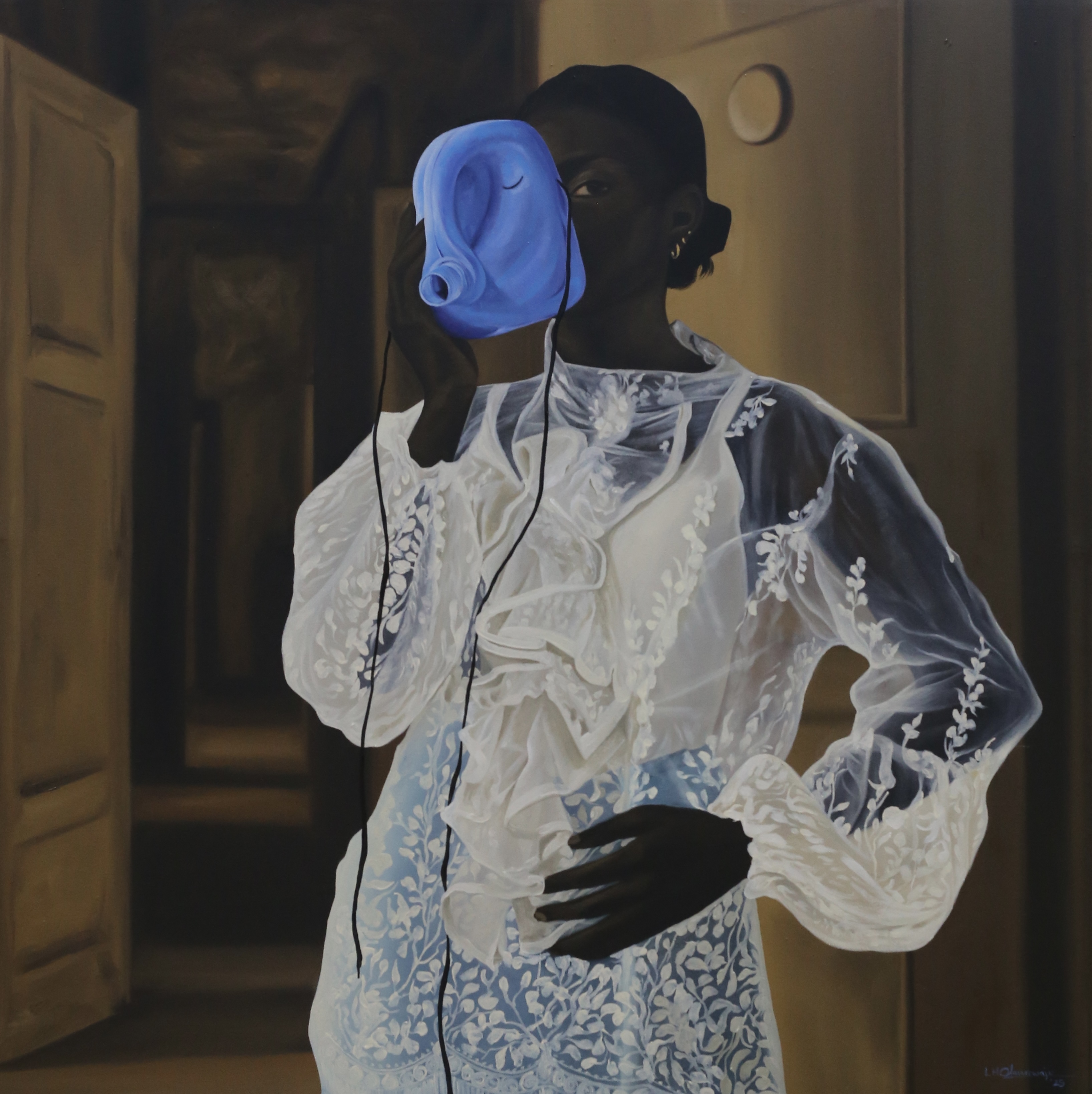Dona II — Oil on canvas by LH Olanrewaju
