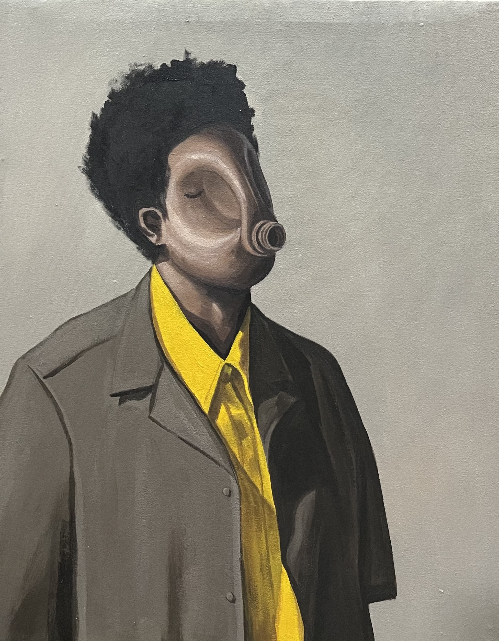 Untitled — Acrylic on canvas by LH Olanrewaju