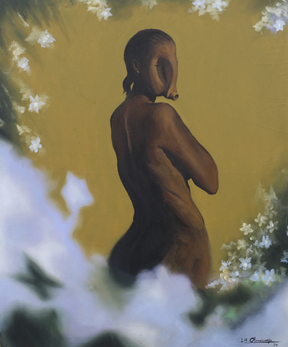Untitled — Oil on canvas by LH Olanrewaju