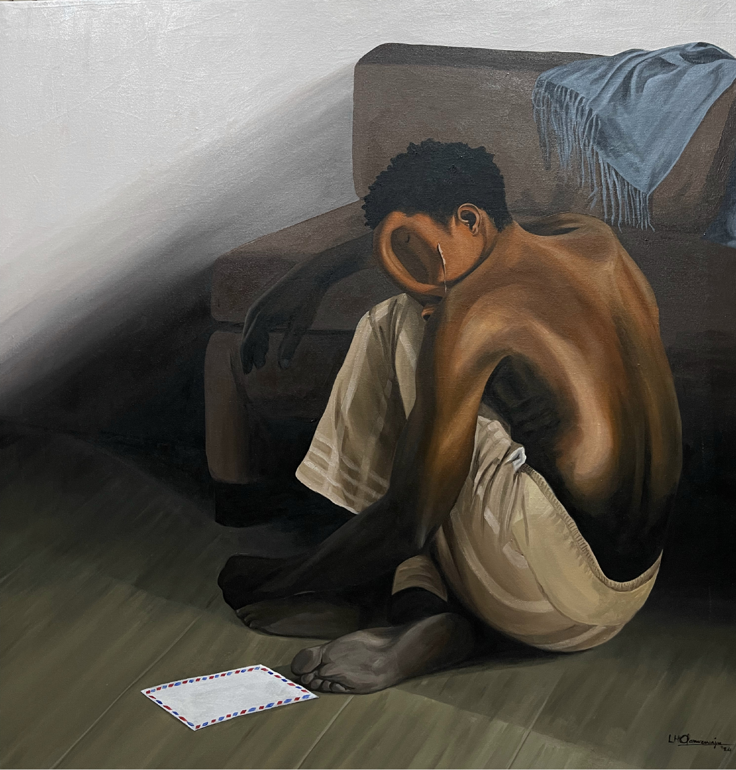 Convergence — Acrylics On Canvas by LH Olanrewaju